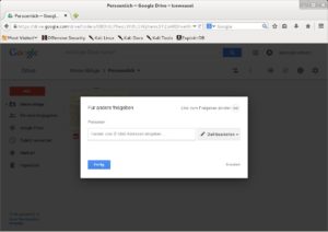 Abbildung 6: Google Drive reduziert die Freigabeeinstellungen aufs Wesentliche.
