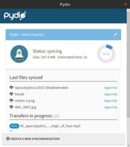Abbildung 7: Unter Linux lässt sich der Client zum automatischen Abgleich der Daten nur mit vielen Klimmzügen installieren.