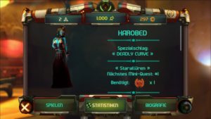 Jeder Gegenspieler hat seine ganz eigenen Fähigkeiten. Diese Dame kann etwa …