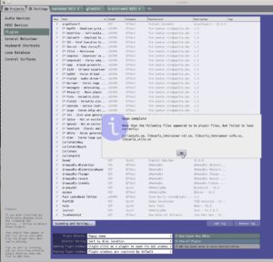 Abbildung 2: Hier liegen einige inkompatible Dateien im Plugin-Verzeichnis. Früher hätte dies einen Absturz verursacht, der Scan der aktuellen Version von Tracktion dagegen reagiert gelassen.