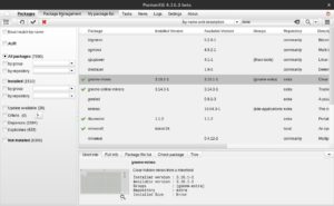 Abbildung 3: Wer auf ein grafisches Tool für die Paketverwaltung nicht verzichten möchte, der findet in PacmanXG einen zuverlässigen Partner.