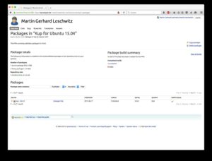 Abbildung 5: Das Ende vom Lied: Einsatzbereite Debian-Pakete, die Launchpad per Link zum Herunterladen anbietet.