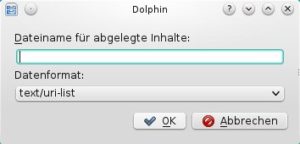 Abbildung 5: Drag & Drop funktioniert vom Linux-Wirt zum Windows-Gast zwar reibungslos, in die andere Richtung erschien jedoch nur diese Meldung.