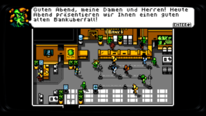 Auch dieser Banküberfall ist eine Hommage an einen Filmklassiker.