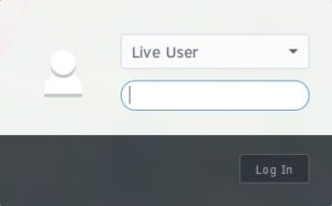 Abbildung 2: Beim Live-Medium melden Sie sich ohne Passwortangabe an.