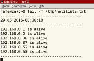Abbildung 3: Bei Bedarf fragen Sie den Status eines laufenden Diensts ab, um zu sehen, ob die Software noch ordnungsgemäß läuft.