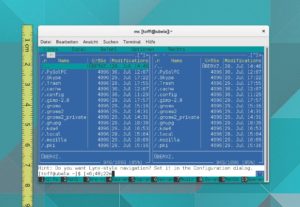 Abbildung 4: Ein Gnome-Terminal im Originalmaßstab auf einem 27 Zoll großen 4K-Monitor.