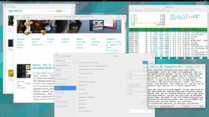 Abbildung 7: Mit einer Fensterskalierung um den Faktor 2 erscheinen Fenster und Schriften auf einem 4K-Monitor mit 27 Zoll nun zu groß.