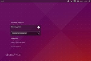 Abbildung 1: Der Display Manager regelt die Anmeldung an der grafischen Arbeitsumgebung.