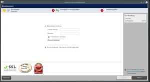Abbildung 3: Rechts finden Sie die Checkbox, um die AGB und die Bedingungen der Datenschutzrichtlinie zu akzeptieren.