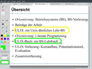 Abbildung 3: Whyteboard öffnet PDF-Dateien und lässt Sie beim Präsentieren verschiedene Anmerkungen und grafische Elemente ergänzen.