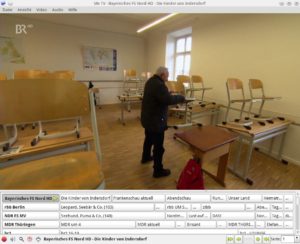 Abbildung 7: Das Programmfenster von Me-TV zeigt neben dem Bild des gerade aktiven Kanals einen elektronischen Programmführer.