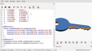 Abbildung 7: Mit OpenSCAD erstellen Sie von einfachen Schlüsseln im Handumdrehen ein Duplikat.