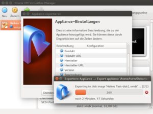 Abbildung 7: Auch beim Exportieren von Virtual Appliances steht der Assistent hilfreich zur Seite.