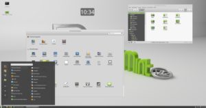 Abbildung 9: Alternativ zu KDE können Sie auch einen anderen Desktop verwenden – etwa Cinnamon. Die dafür nötigen Pakete müssen Sie aber aus dem Netz herunterladen.