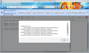 Abbildung 1: Hier schlägt der CanvasBlocker innerhalb von Firefox beim Aufruf einer Webseite an.