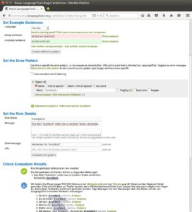 Abbildung 7: Hier würde LanguageTool immer dann einen Fehler melden, wenn es auf das Wort "Arschloch" stößt.