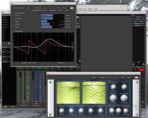 Abbildung 7: Ein neuer Bereich mit Signalverarbeitung rendert auch Plugins in die neue Region, wie das anspruchsvolle CALF Multichorus und den sehr brauchbaren Exciter SpiceX2. Beide können Sie anschließend aus dem Projekt entfernen.
