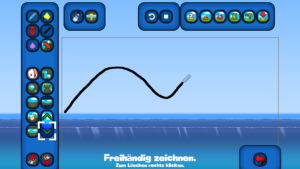 … oder aber per Hand malen.