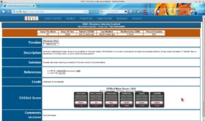 Abbildung 2: Die OSVDB-Datenbank listet viele sicherheitskritische Schwachstellen auf und erlaubt es Ihnen, von Nikto gefundene Probleme zu identifizieren.