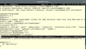 Abbildung 8: Bei der Installation von Paketen aus dem Arch User Repository (kurz AUR) sollten Sie zumindest die Quelle der Daten überprüfen.