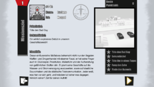 Zu jedem Bad Guy liefert das Spiel eine entsprechende Hintergrundgeschichte.