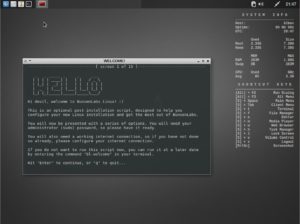 Abbildung 1: Bunsenlabs hilft per Skript, nach der Installation das System zu aktualisieren.