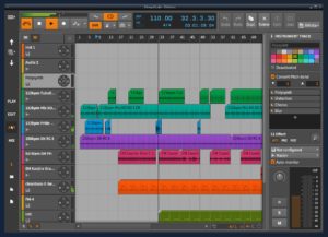 Abbildung 1: Die Tablet-Ansicht bringt auch große, komplexe Projekte aus dem Studio auf das kleine Touchdisplay für unterwegs.