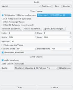 Abbildung 15: Ein paar Mausklicks, und die Kamera läuft. Der Filmstar sind Ihre Mausaktionen auf dem Bildschirm.