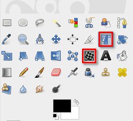 Abbildung 19: Zwei neue Werkzeuge führt Gimp 2.9.2 ein. Drei weitere "experimentelle" lassen sich in den Einstellungen unter "Spielwiese" zuschalten.