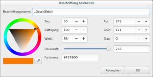 Abbildung 2: Über den Unterstrich vor dem Buchstaben weisen Sie Tastaturkürzel für die einzelnen Beschriftungen hinzu.