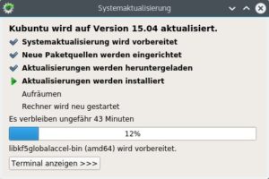 Abbildung 4: Dieser Dialog zeigt an, was im Laufe des Distributionsupgrades passiert.
