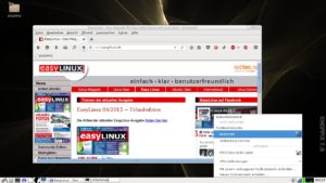 Abbildung 4: Knoppix erkennt beim Booten in der Regel die Auflösung des Monitors, hier sind es 1366 x 768 Pixel.