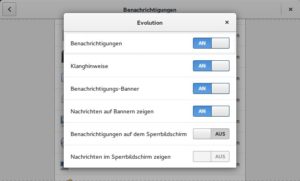 Abbildung 4: In den Systemeinstellungen legen Sie im Bereich "Benachrichtigungen" fest, welche Programme Ihnen Mitteilungen schicken dürfen.