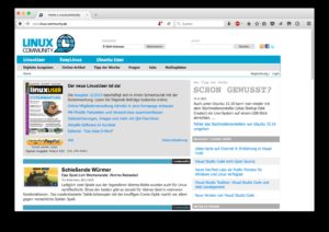 Abbildung 5: Die Linux-Community enthält neben einem Fragen-Forum auch die Heftarchive von LinuxUser und EasyLinux.
