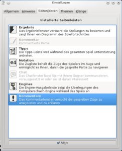 Abbildung 2: Das Programmfenster von PyChess lässt sich sehr detailliert konfigurieren.