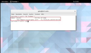 Abbildung 9: Geschafft: Arch Linux läuft in einem unter <code srcset=