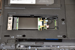 Abbildung 1: Diese Gobi-2000-WWAN-Karte nutzt einem Linux-Anwender im ersten Anlauf wenig: Die Hersteller von Modem und Laptop schieben sich die Verantwortung für die mangelnde Unterstützung gegenseitig in die Schuhe.