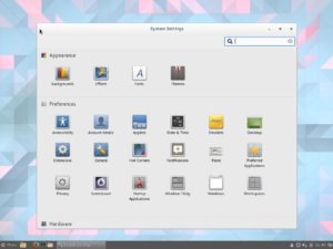 Abbildung 2: Unter Cinnamon lässt sich der Desktop bequem grafisch anpassen.
