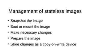 Abbildung 5: Stateless-Images ermöglichen das Booten aus einem immer gleichen Zustand des Systems heraus.