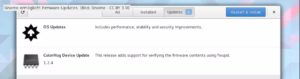 Abbildung 6: Firmware-Updates direkt aus dem Software-Center von Gnome würden für Anwender sehr viel mehr Komfort bedeuten.