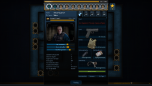 Zu Beginn einer Mission darf man die Teammitglieder ausrüsten …