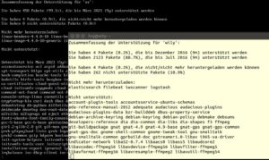 Abbildung 1: Beim LTS-Ableger gibt es für etliche Komponenten fünf Jahre lang Support; die Unterstützung unter 15.10 läuft im Juli bzw. Dezember aus.
