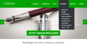 Abbildung 1: Mitmachen bei LibreOffice? Über den Link "Mitarbeit" finden Sie zahlreiche Betätigungsfelder.