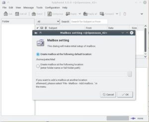 Abbildung 11: Auch das Einrichten eines Mail-Accounts fühlt sich in Sylpheed fast wie in Thunderbird an.