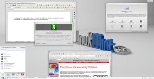 Abbildung 2: Linux Mint 17.3 präsentiert eine klassische KDE-Oberfläche mit Startmenü im KickOff-Stil.