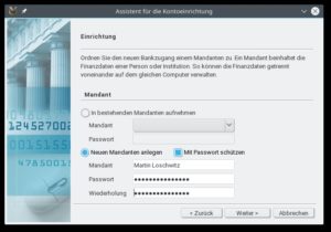 Abbildung 3: MoneyPlex bietet eine Mandatenverwaltung – mehr als ein Mandant ist in der Standardversion aber nicht möglich.