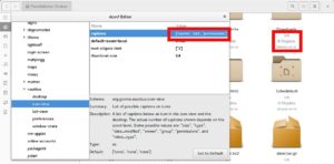 Abbildung 5: Der Gnome-Dateimanager beschriftet auf Wunsch die Icons. Die dazugehörige Einstellung im DConf-Editor lautet "<code srcset=