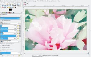 Abbildung 6: Verfremdende Spielereien wie der hier zu sehende Gimp- Ölgemälde-Filter sind das Metier eines Allzweckprogramms, nicht aber von Darktable.