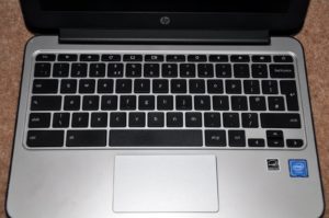 Abbildung 1: Ein leicht verändertes Layout der Tastatur bei den Chromebooks bedarf zunächst einer kleinen Gewöhnung.